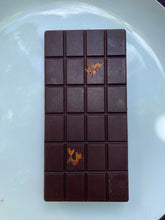 Load image into Gallery viewer, Candied Orange + Elderflower  Raw Chocolate Bar
